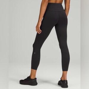 Lululemon base pace high rise tight leggings black nulux size 4